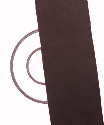 Deep Brown Colour Plain Suede Fabric - Fabric Dekho